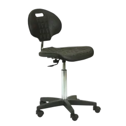 Tabouret de laboratoire Carina 64 polyuréthane noir