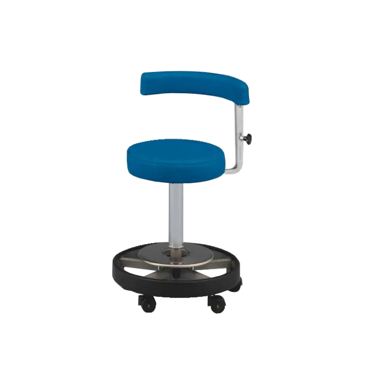 Tabouret d'examen avec dossier SCHMITZ - Revêtement Comfort