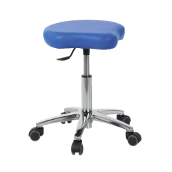 Tabouret médical bicyclette Ecopostural S4640 base alu et assise basse