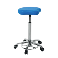 Tabouret médical bicyclette Ecopostural S5640 base alu et assise haute