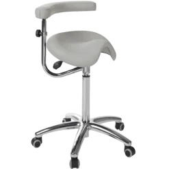 Tabouret médical derby Ecopostural S5670 base alu et assise haute