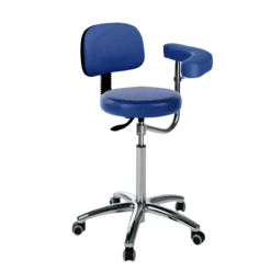 Tabouret médical Ecopostural S3650 base alu et assise haute