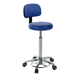 Tabouret médical Ecopostural S3650 base alu et assise haute