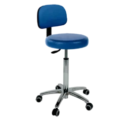 Tabouret médical Ecopostural S3650 base alu et assise haute