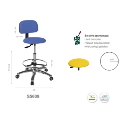 Tabouret médical Ecospostural S5609