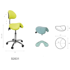 Tabouret médical pony Ecopostural S2630
