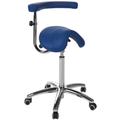 Tabouret médical pony Ecopostural S5630 base alu et assise haute