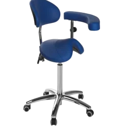 Tabouret médical pony Ecopostural S5630 base alu et assise haute