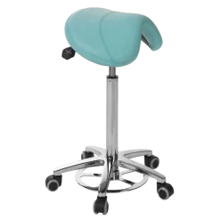 Tabouret médical pony Ecopostural S5630 base alu et assise haute