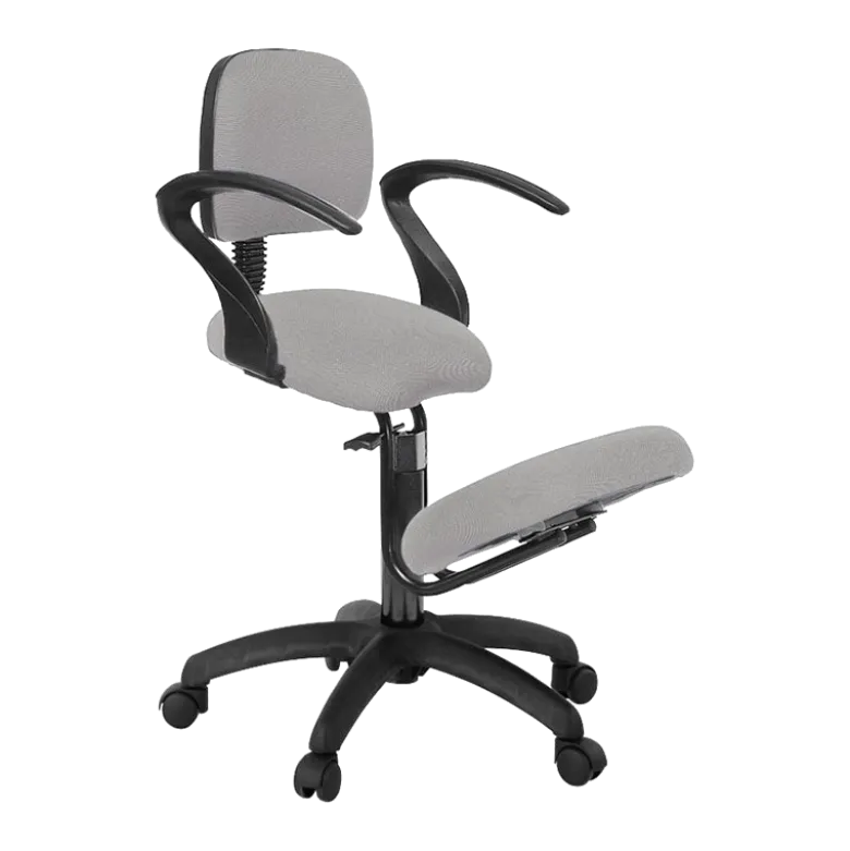 Tabouret médical érgonomique Ecopostural S2602 - base plastique et appui-genoux fixe