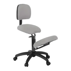 Tabouret médical érgonomique Ecopostural S2602 - base plastique et appui-genoux fixe
