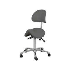 Tabouret médical selle de cheval Naggura' avec dossier