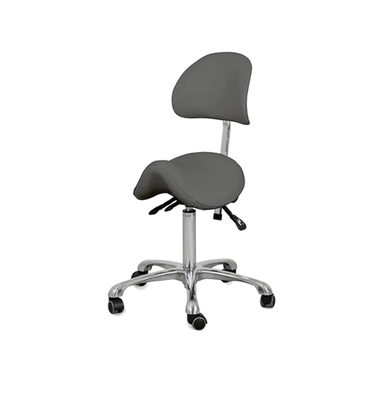 Tabouret médical selle de cheval Naggura' avec dossier