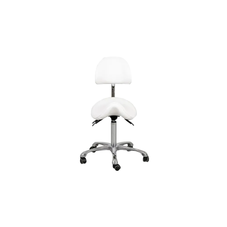 Tabouret médical selle de cheval Naggura' avec dossier