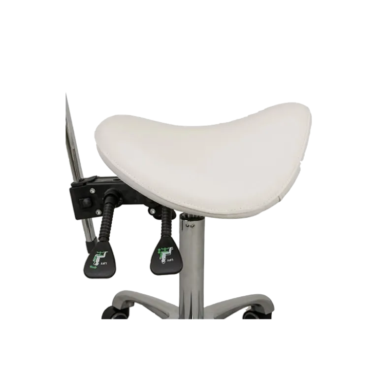 Tabouret médical selle de cheval Naggura' avec dossier