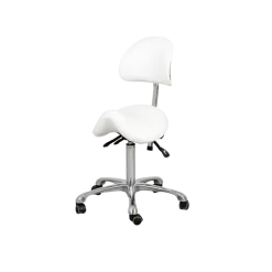 Tabouret médical selle de cheval Naggura' avec dossier