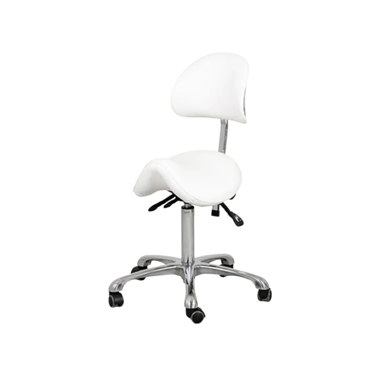 Tabouret médical selle de cheval Naggura' avec dossier