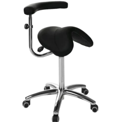 Tabouret médical selle de cheval Ecopostural S566 base alu