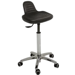 Tabouret médical siège integral Ecopostural S5608 base alu et assise haute