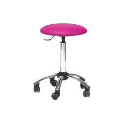 Tabouret médical sur roulettes ClediMed avec piètement chromé