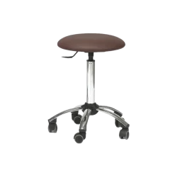 Tabouret médical sur roulettes ClediMed avec piètement chromé