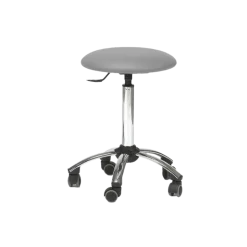Tabouret médical sur roulettes ClediMed avec piètement chromé