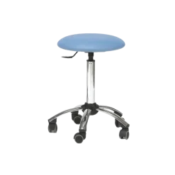 Tabouret médical sur roulettes ClediMed avec piètement chromé