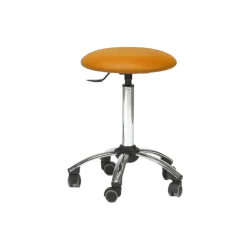 Tabouret médical sur roulettes ClediMed avec piètement chromé