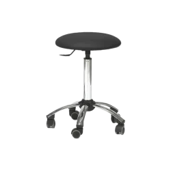 Tabouret médical sur roulettes ClediMed avec piètement chromé