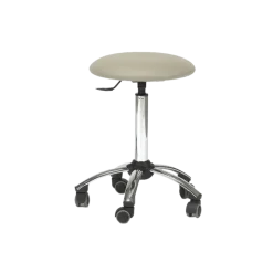 Tabouret médical sur roulettes ClediMed avec piètement chromé