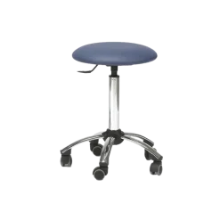 Tabouret médical sur roulettes ClediMed avec piètement chromé