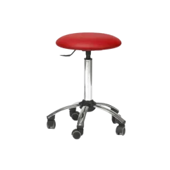 Tabouret médical sur roulettes ClediMed avec piètement chromé