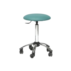 Tabouret médical sur roulettes ClediMed avec piètement chromé