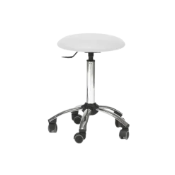 Tabouret médical sur roulettes ClediMed avec piètement chromé