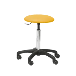 Tabouret médical sur roulettes ClediMed avec piètement ABS