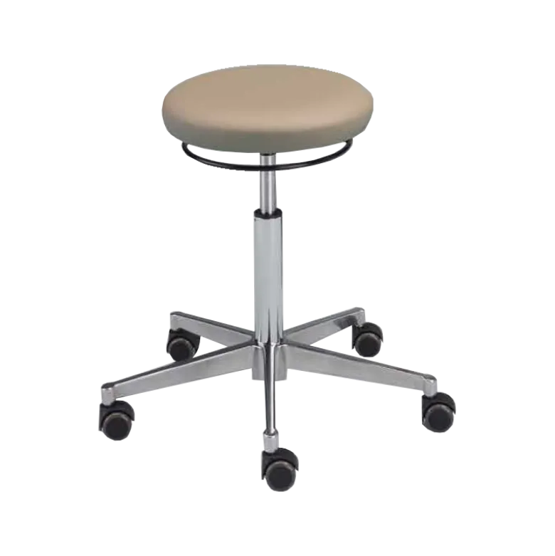 Tabouret pivotant pied chromé SCHMITZ - Revêtement Comfort