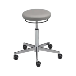 Tabouret pivotant pied chromé SCHMITZ - Revêtement Classic