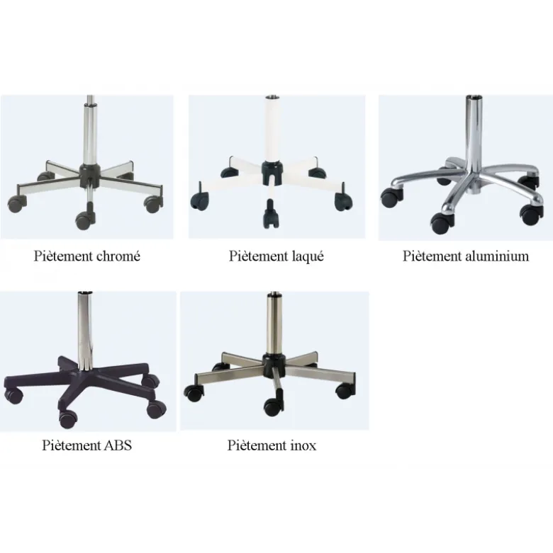 Tabouret selle Gamme 65 en polyuréthane noir