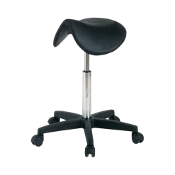 Tabouret selle Gamme 65 en polyuréthane noir