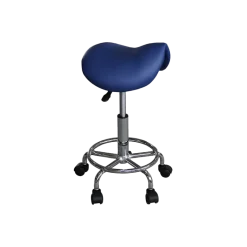 Tabouret à selle pony Mediprem avec base chromée