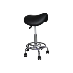 Tabouret à selle pony Mediprem avec base chromée