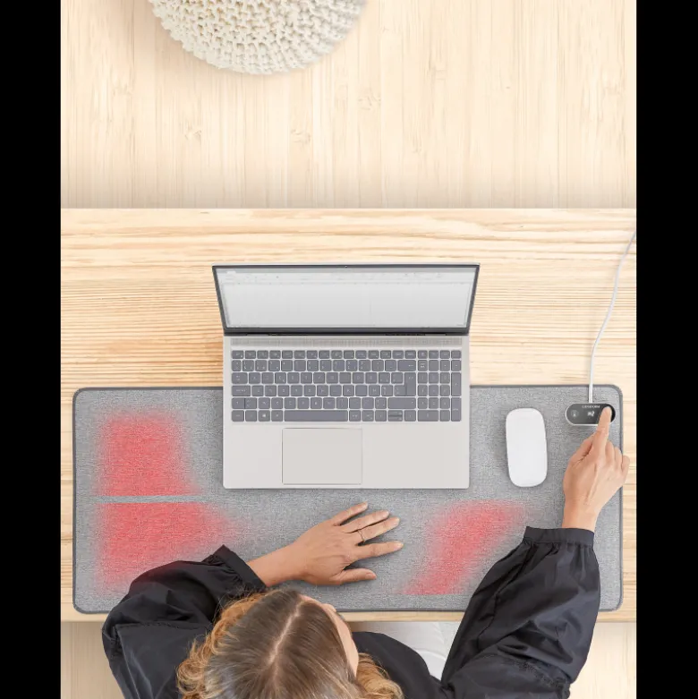 Tapis de bureau chauffant Lanaform