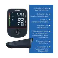 Tensiomètre électronique au bras Beurer BM 48 Bluetooth