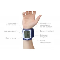 Tensiomètre électronique de poignet Spengler Tensonic