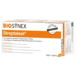 Test angine professionnel Biosynex Streptatest (boîte de 25)