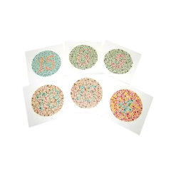 Test chromatique d'ishihara Gima pour adulte (15 planches)