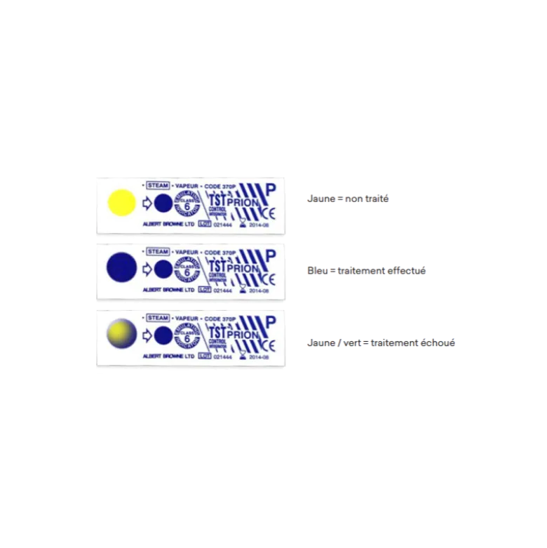 Test de prion Euronda pour autoclave de classe B (200 indicateurs)