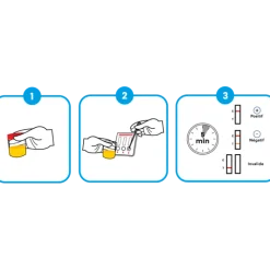 Test urinaire Drugdiag 6 pour dépistage des drogues