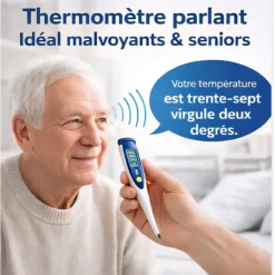 Thermomètre digital parlant