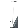 Tige porte sérum avec paire d'étaux de fixation pour divan ou fauteuil d'examen Carina